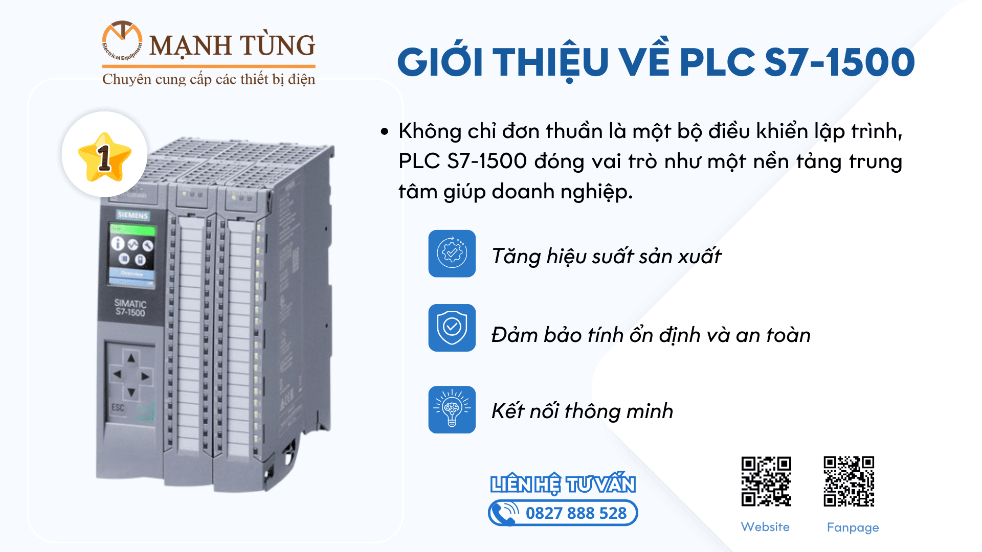 Giới thiệu chung về PLC S7-1500