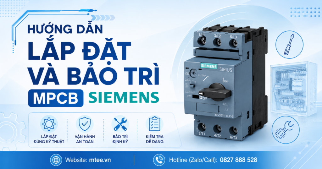 Hướng dẫn lắp đặt và bảo trì MPCB Siemens