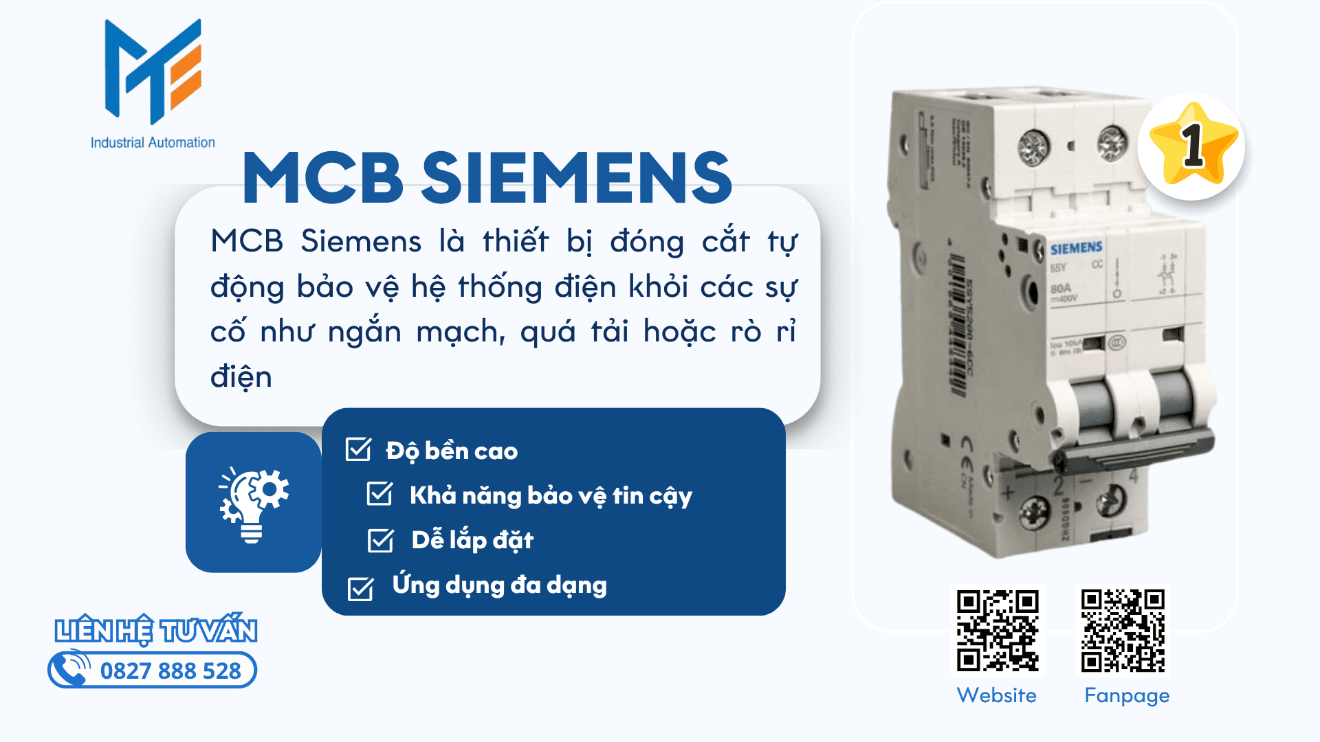 Giới thiệu về MCB Siemens