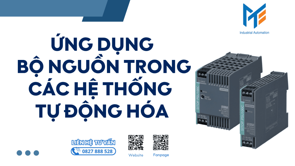 Ứng dụng bộ nguồn trong các hệ thống tự động hóa
