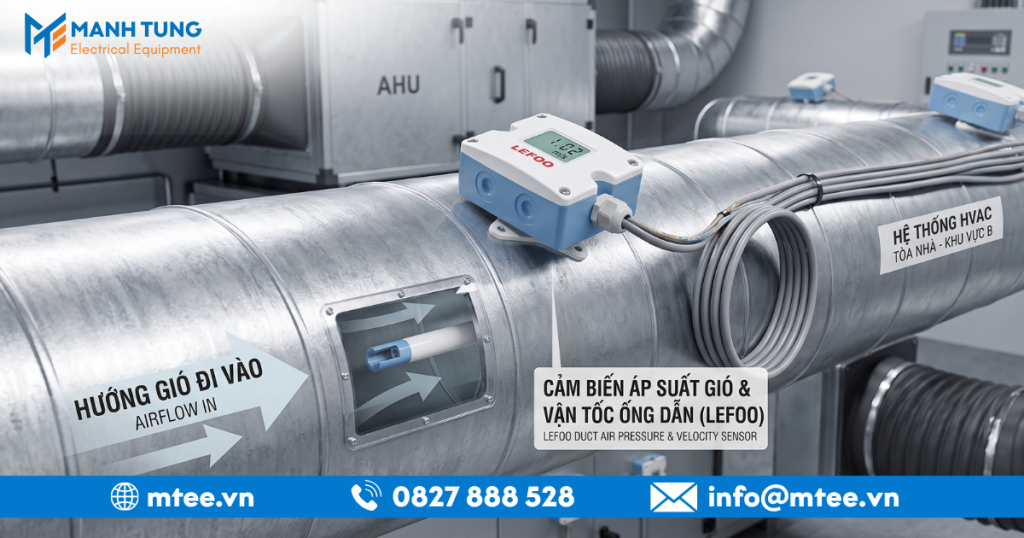 Ứng dụng của cảm biến áp suất gió trong tự động hóa