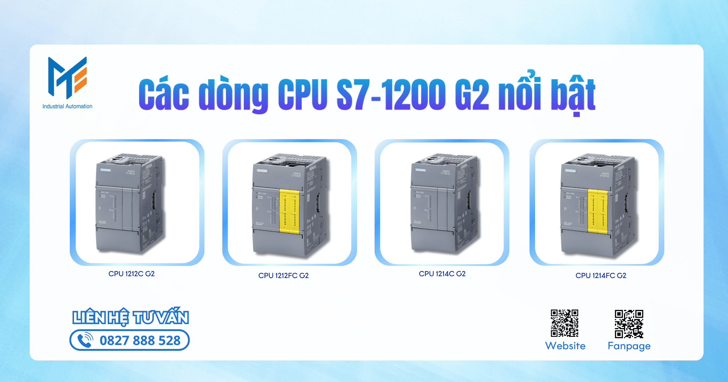 Các dòng CPU S7-1200 G2 nổi bật