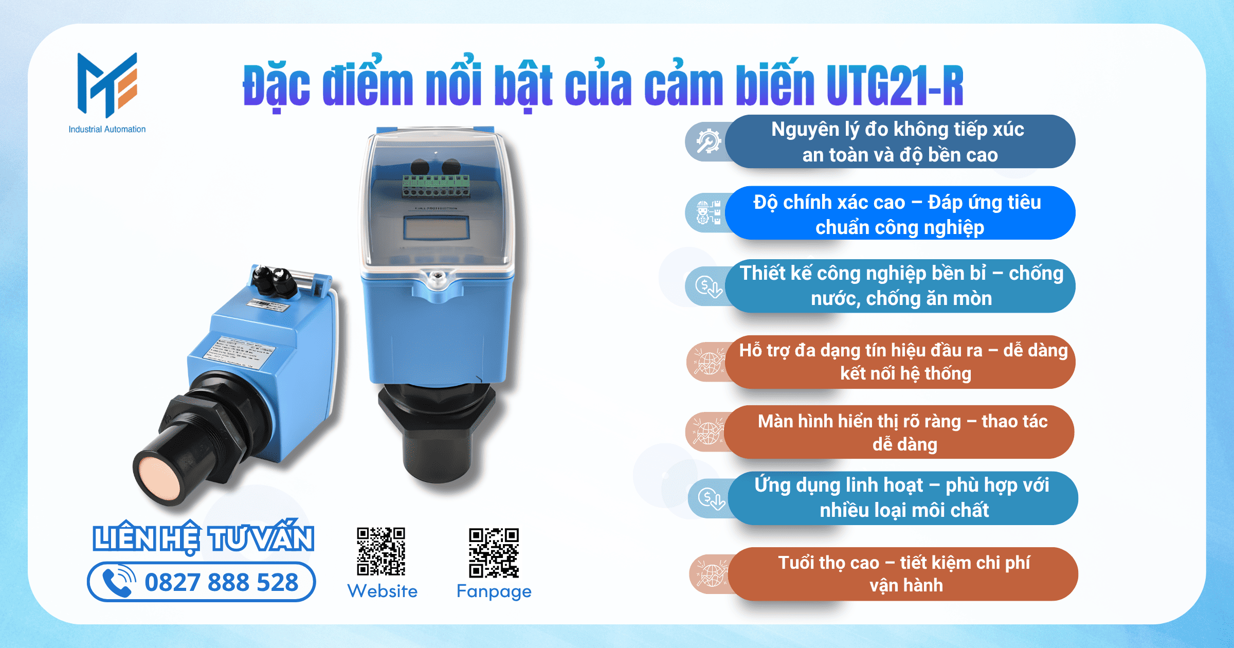 Đặc điểm nổi bật của cảm biến UTG21-R