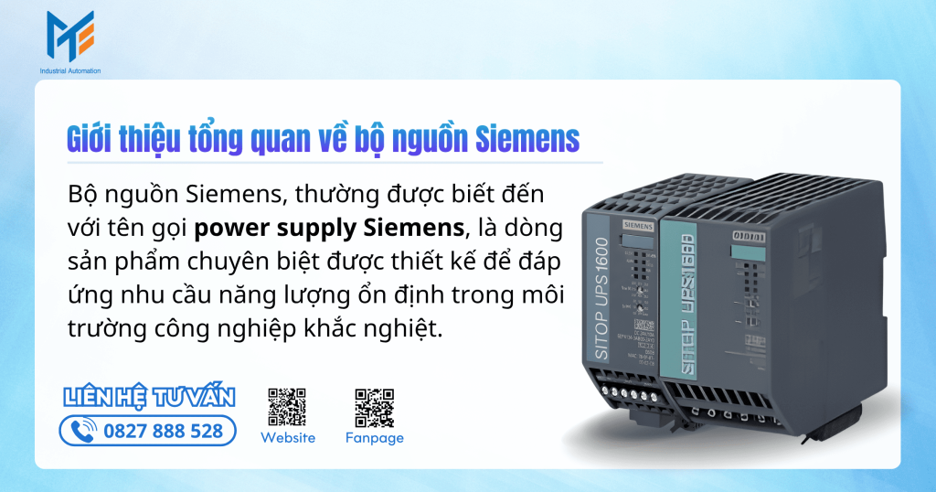 Giới thiệu tổng quan về bộ nguồn Siemens