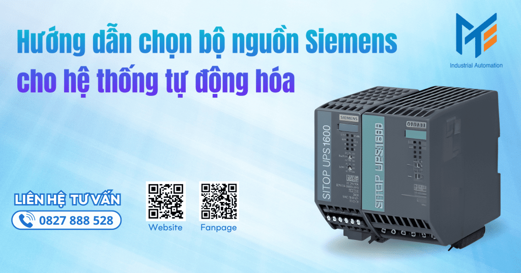Hướng dẫn chọn bộ nguồn Siemens cho hệ thống tự động hóa