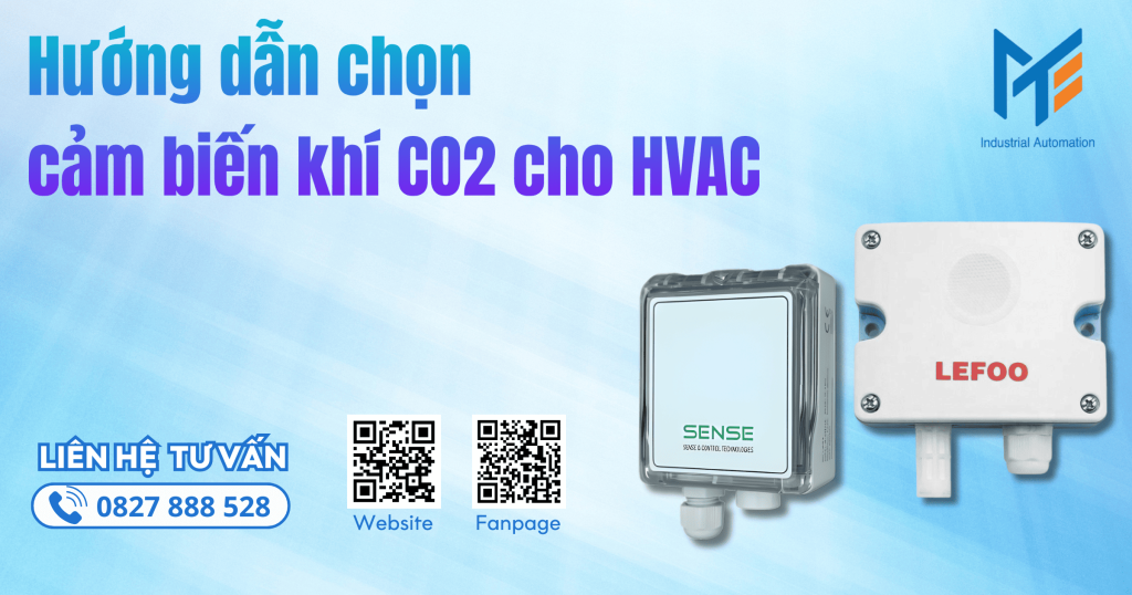 Hướng dẫn chọn cảm biến khí CO2 cho HVAC