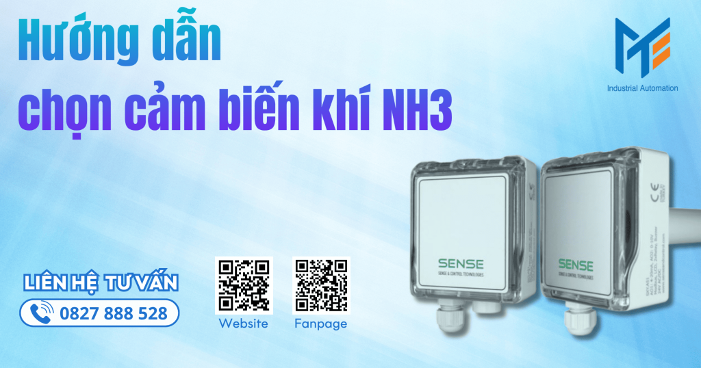 Hướng dẫn chọn cảm biến khí NH3 chi tiết