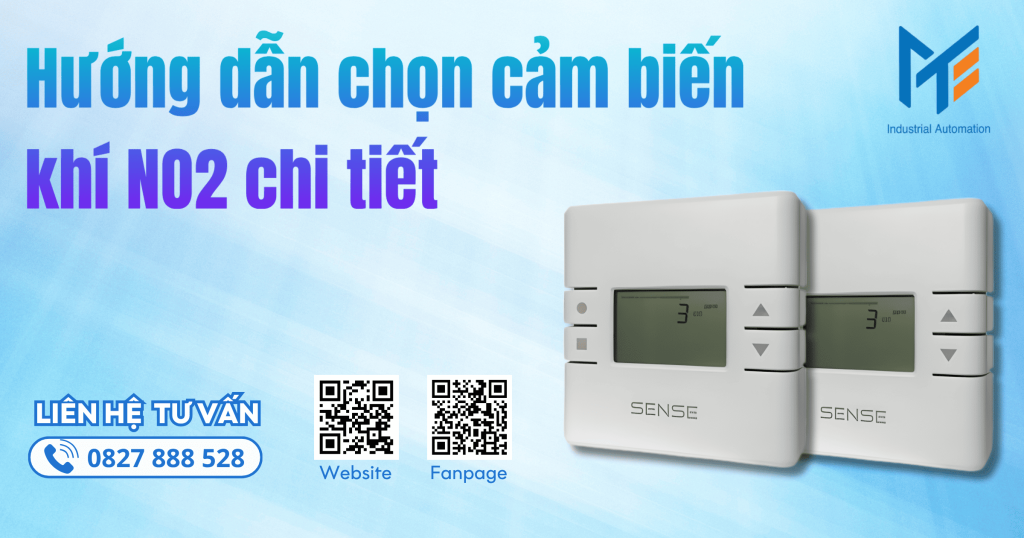 Hướng dẫn chọn cảm biến khí NO2 chi tiết