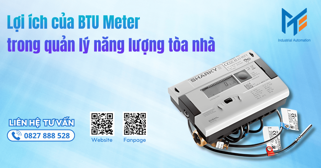 Lợi ích của BTU Meter trong quản lý năng lượng tòa nhà