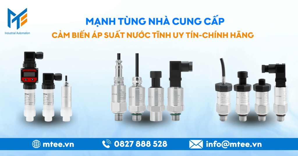 Mạnh Tùng nhà cung cấp cảm biến áp suất nước tĩnh uy tín chính hãng