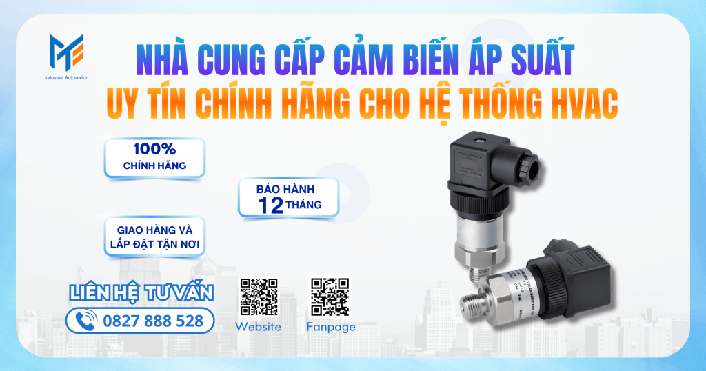 Mạnh Tùng nhà cung cấp cảm biến áp suất uy tín cho hệ thống HVAC