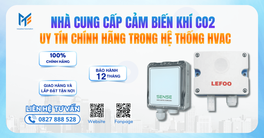 Mua cảm biến khí CO2 cho hệ thống HVAC uy tín chính hãng ở đâu?