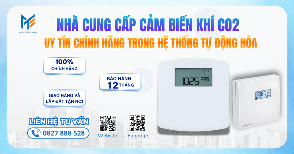 Mạnh Tùng nhà cung cấp cảm biến khí CO2 uy tín chính hãng