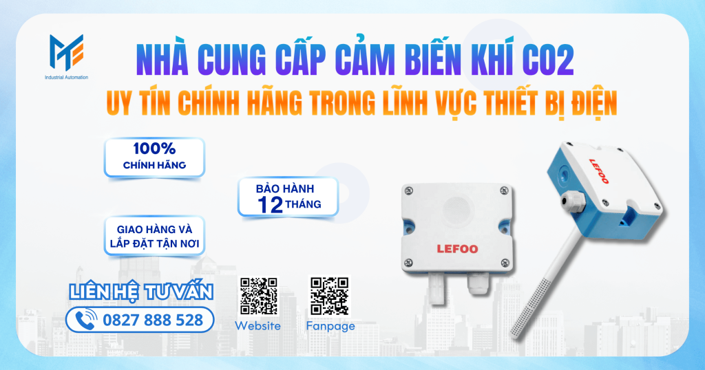 Mạnh Tùng nhà cung cấp cảm biến khí CO2 uy tín chính hãng
