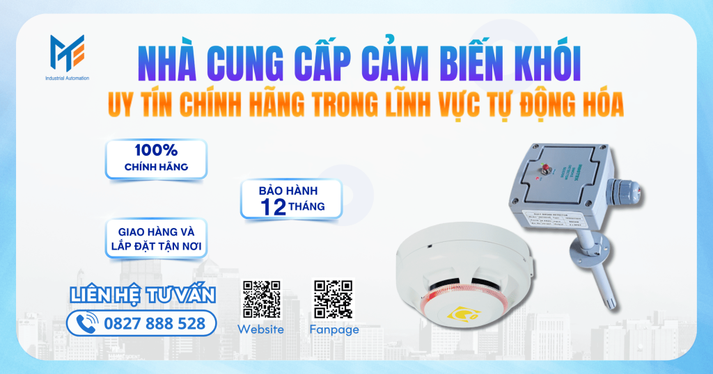 Mạnh Tùng nhà cung cấp cảm biến khói uy tín chính hãng 