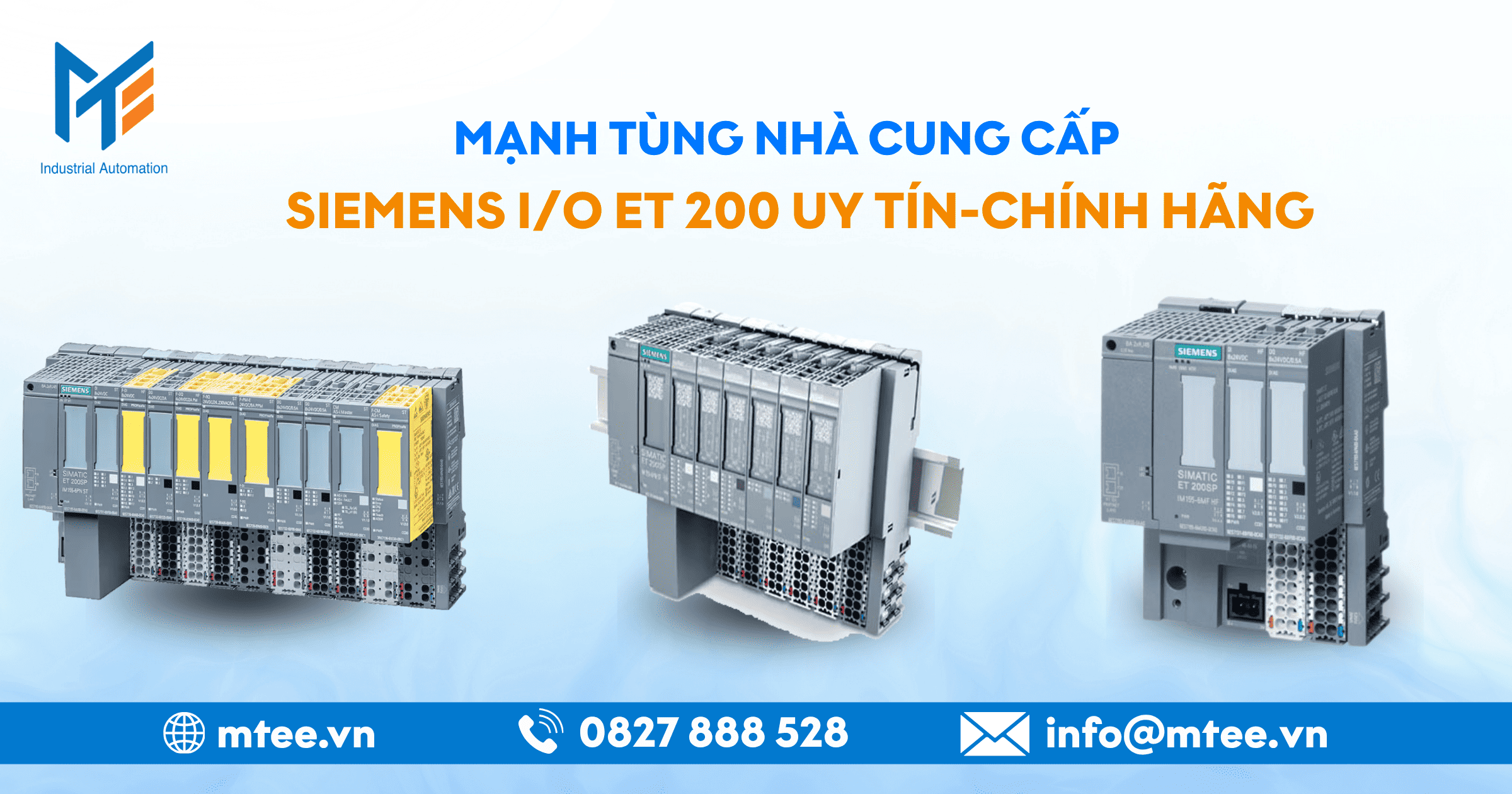 Mạnh Tùng nhà cung cấp Siemens I/O ET200 uy tín chính hãng