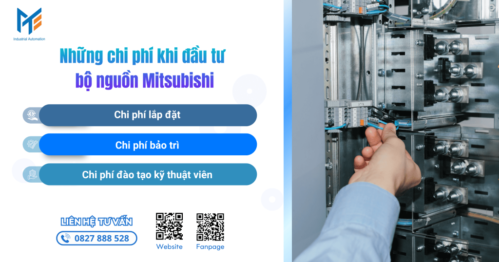 Những chi phí khi đầu tư bộ nguồn Mitsubishi