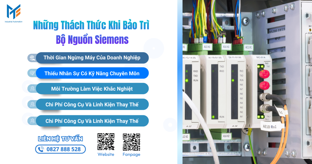 Những Thách Thức Khi Bảo Trì Bộ Nguồn Siemens