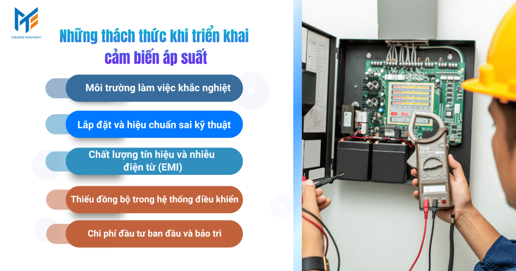 Những thách thức khi triển khai cảm biến áp suất