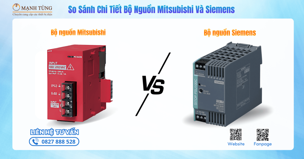 So Sánh Chi Tiết Bộ Nguồn Mitsubishi Và Siemens