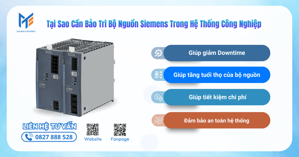 Tại Sao Cần Bảo Trì Bộ Nguồn Siemens Trong Hệ Thống Công Nghiệp