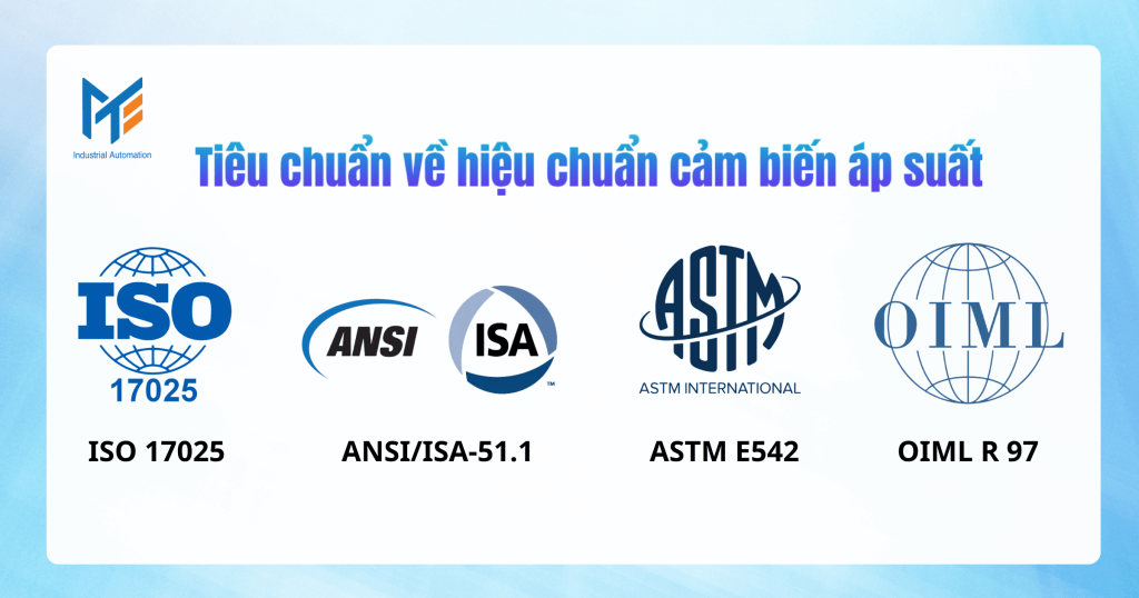 Những tiêu chuẩn và quy định về hiệu chuẩn cảm biến áp suất