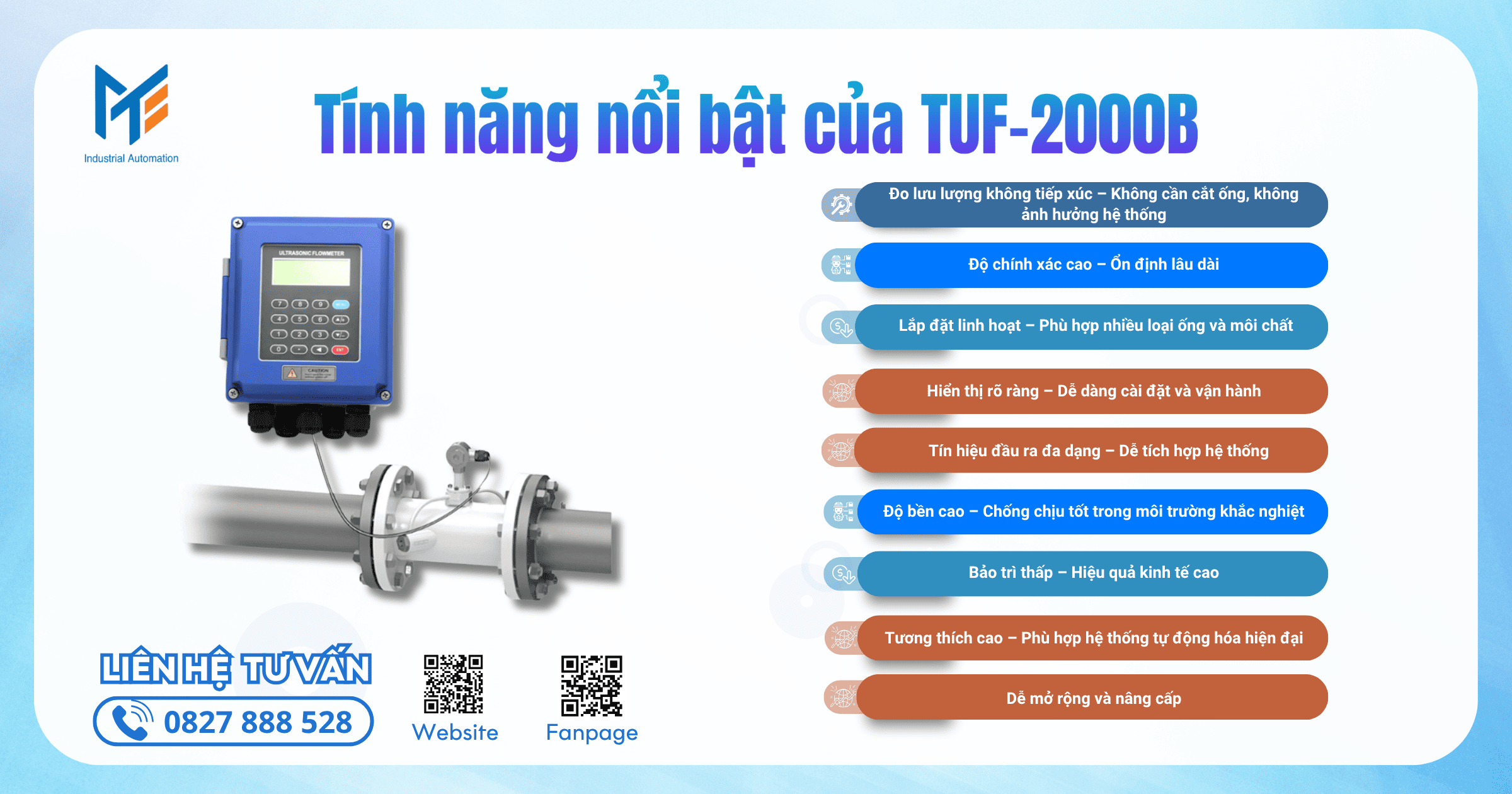Tính năng nổi bật của TUF-2000B