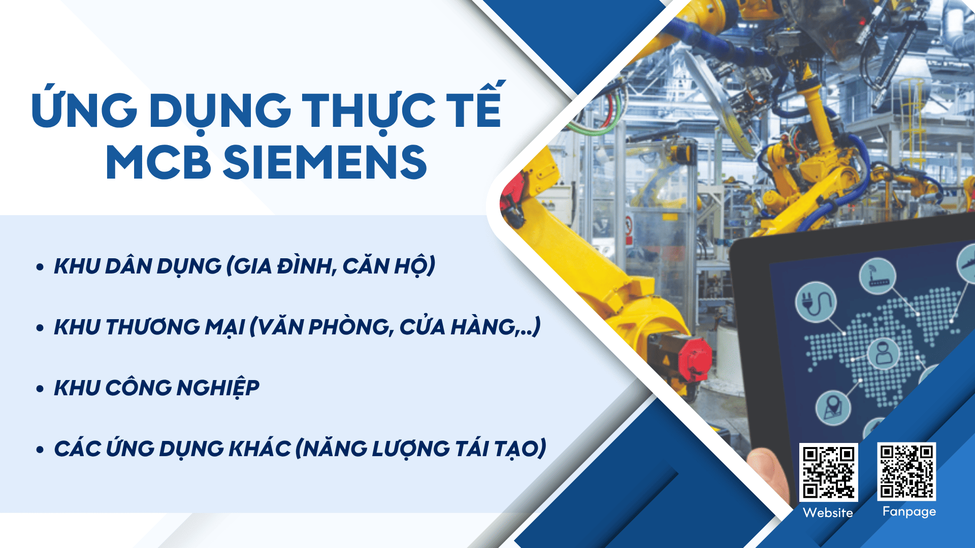 Ứng dụng thực tế của MCB Siemens
