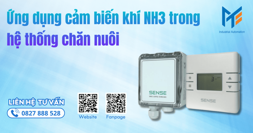 Ứng dụng cảm biến khí NH3 trong hệ thống chăn nuôi hiện đại