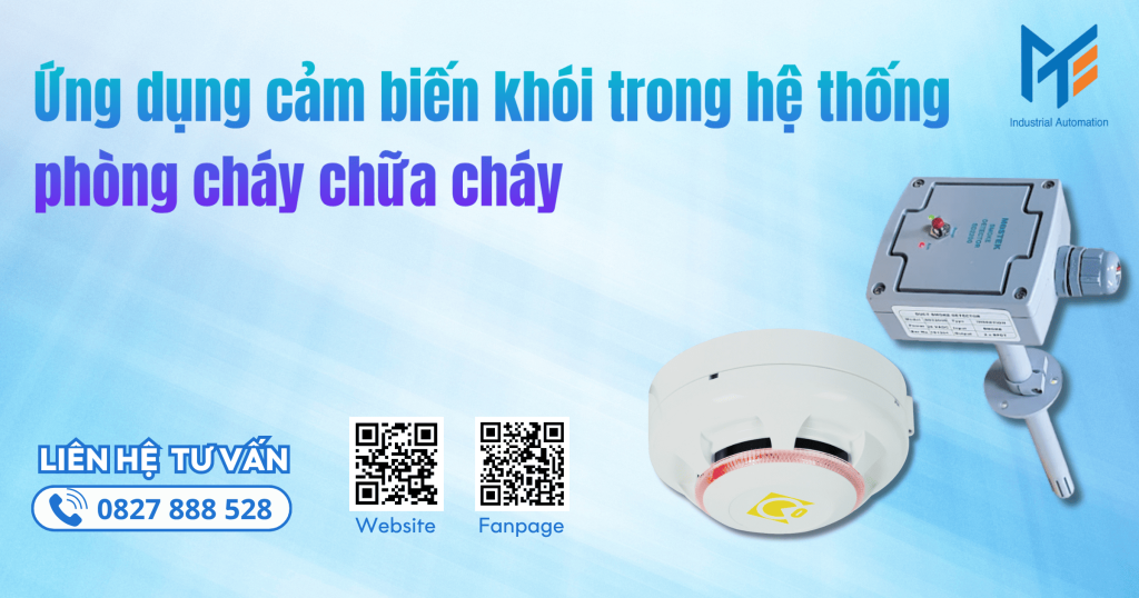 Ứng dụng cảm biến khói trong hệ thống phòng cháy chữa cháy