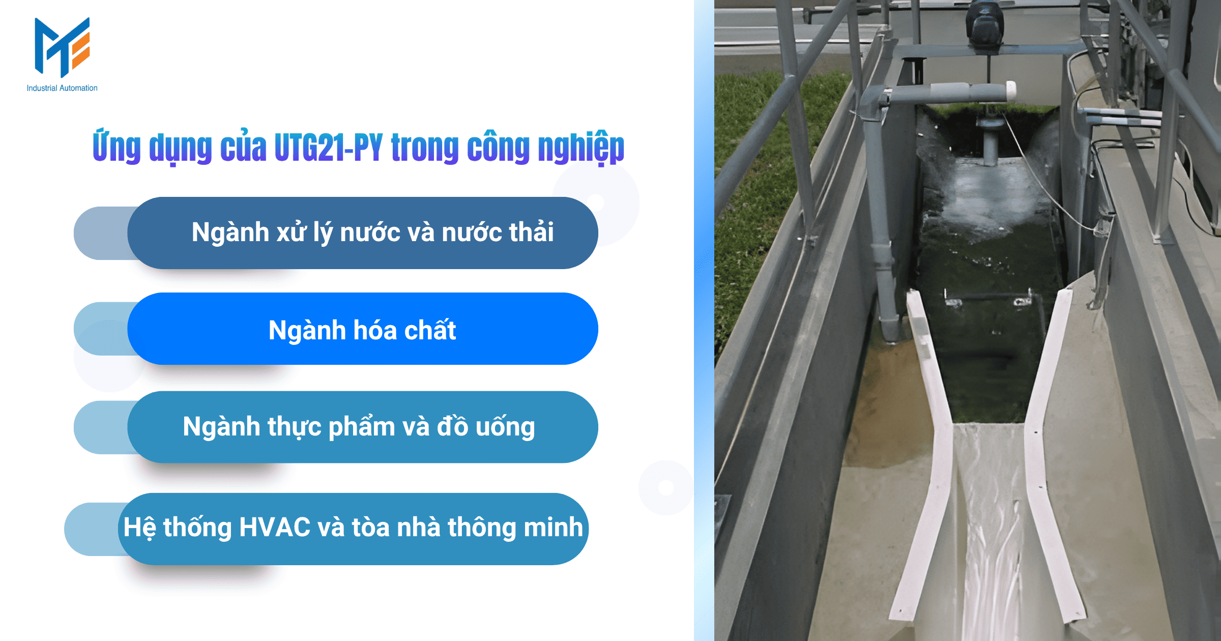Ứng dụng của UTG21-PY trong công nghiệp