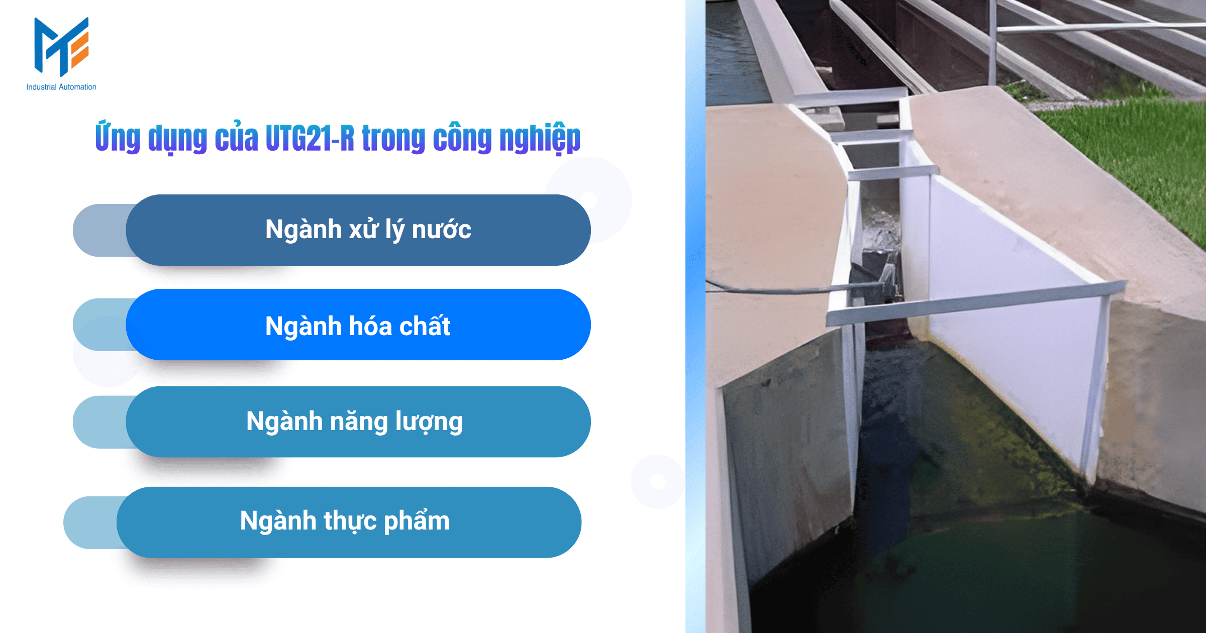 Ứng dụng của UTG21-R trong công nghiệp