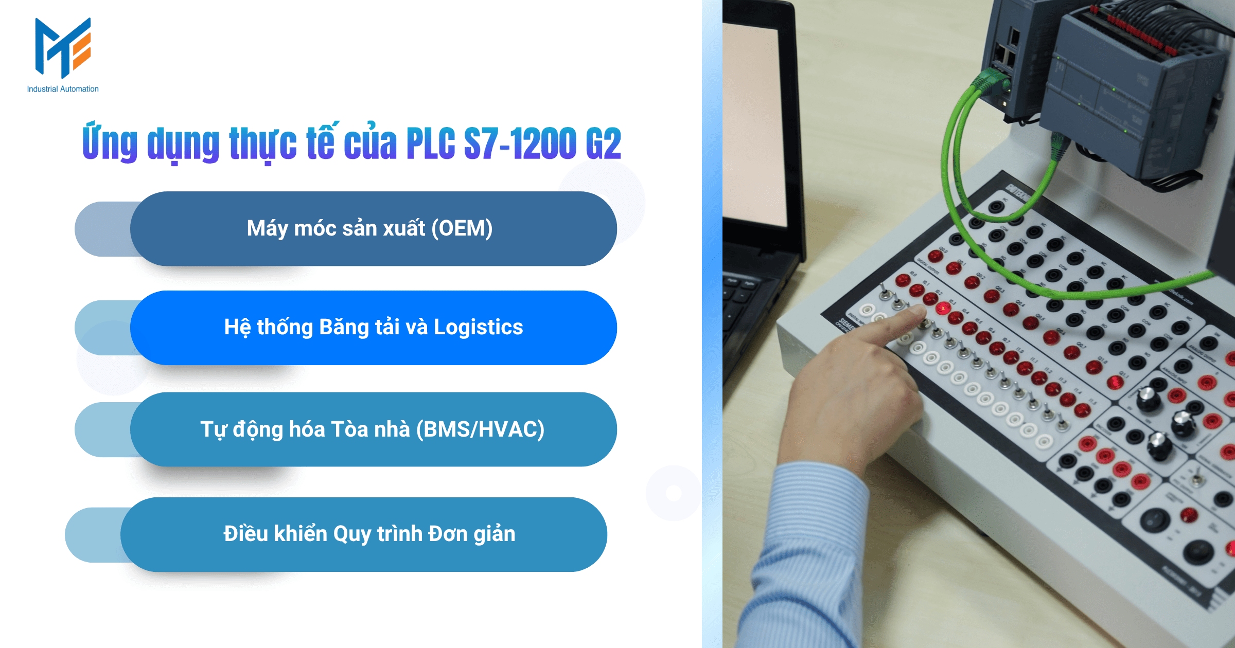 Ứng dụng thực tế của PLC S7-1200 G2