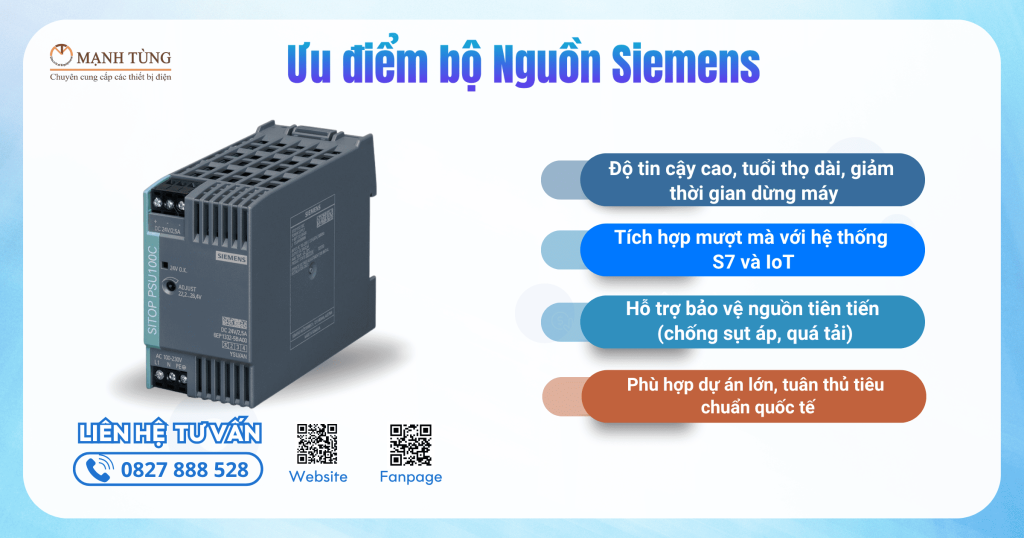 Ưu Điểm Của Bộ Nguồn Siemens