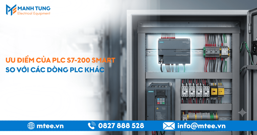Ưu điểm của PLC S7-200 SMART so với các dòng PLC khác