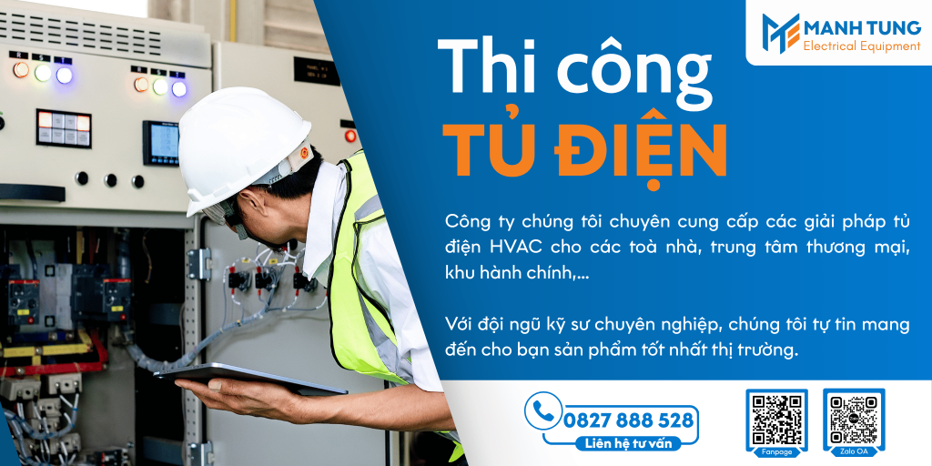 Banner Mạnh Tùng Chuyên Thi công tủ điện