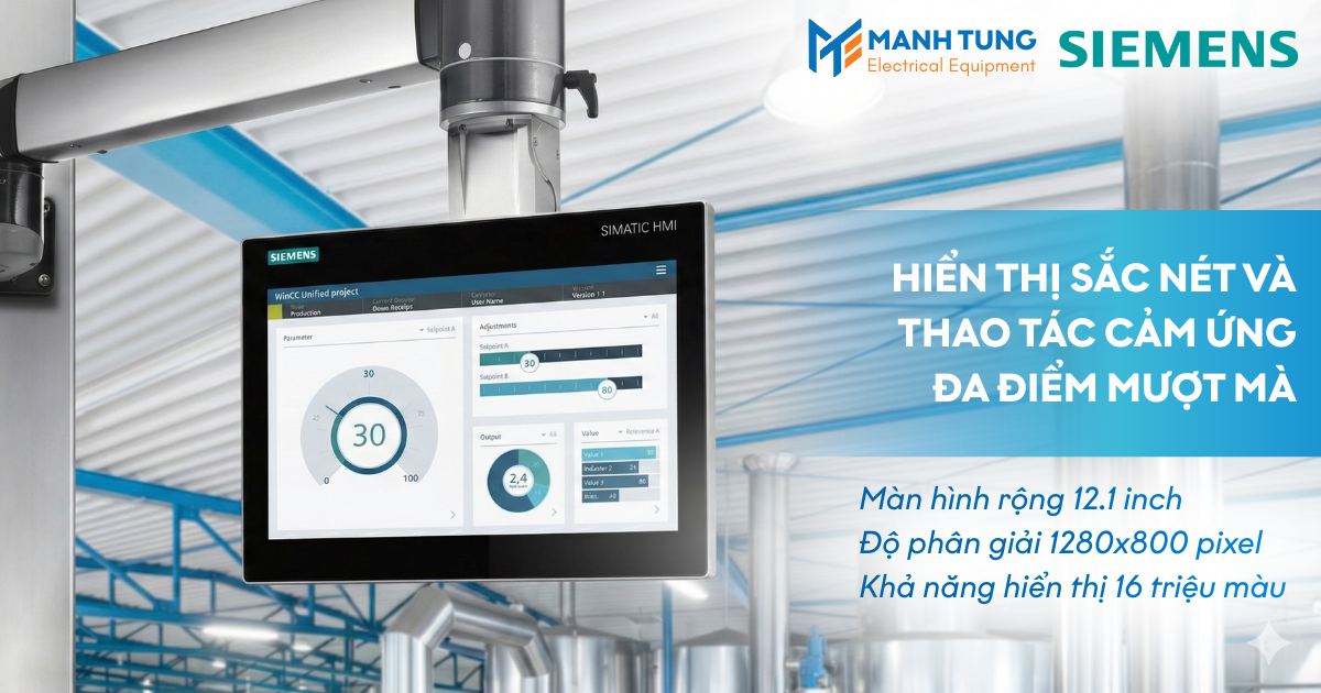 Hiển thị sắc nét và thao tác cảm ứng đa điểm mượt mà