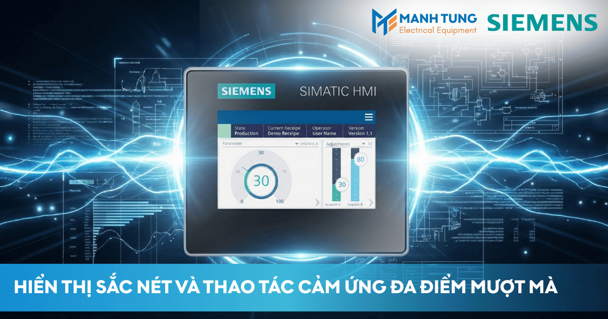 Hiển thị sắc nét và thao tác cảm ứng đa điểm mượt mà