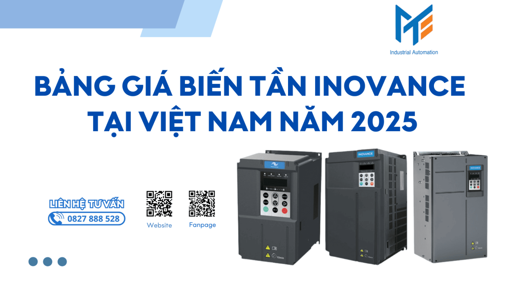 Bảng giá của biến tần inovance tại Việt Nam năm 2025
