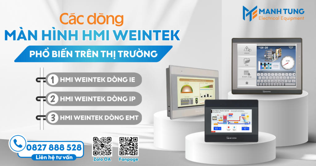các dòng màn hình HMI weintek phổ biến trên thị trường