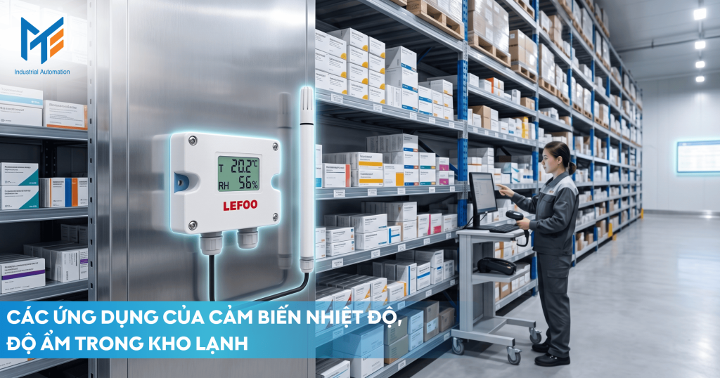 Các ứng dụng của cảm biến nhiệt độ, độ ẩm trong kho lạnh