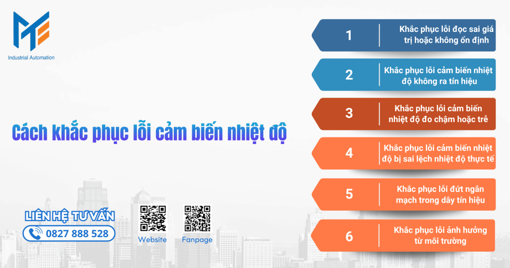 Cách khắc phục lỗi cảm biến nhiệt độ