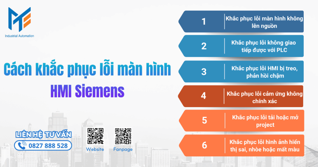 Cách khắc phục lỗi màn hình HMI Siemens