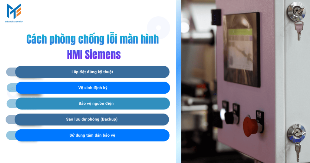 Cách phòng chống lỗi màn hình HMI Siemens