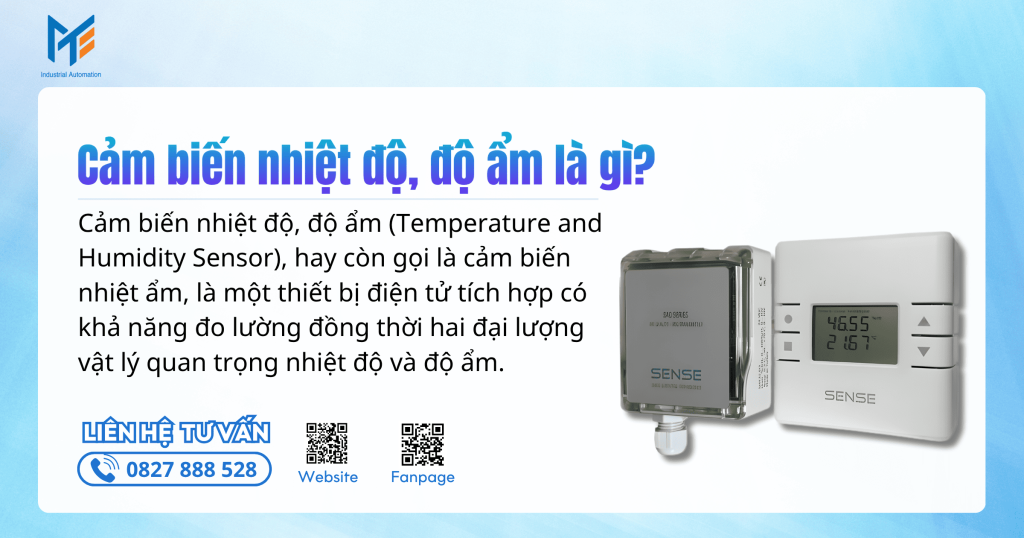 Cảm biến nhiệt độ, độ ẩm là gì?
