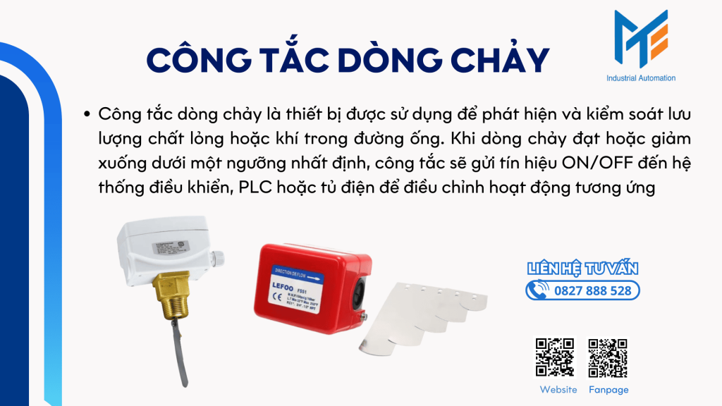 Giới thiệu về công tắc dòng chảy