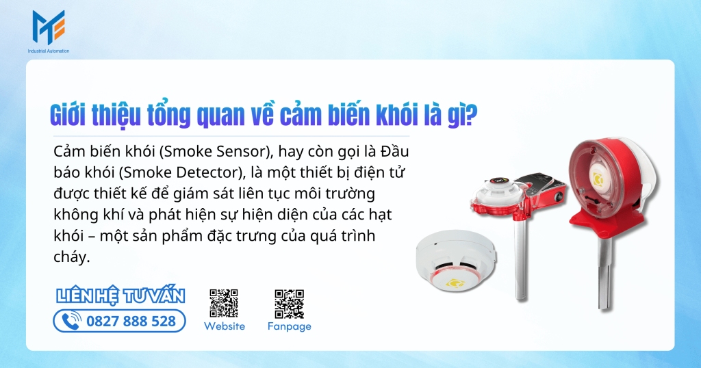 Giới thiệu tổng quan về cảm biến khói là gì?