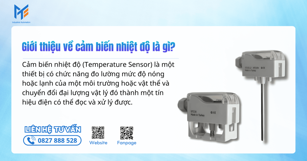 Giới thiệu về cảm biến nhiệt độ là gì?