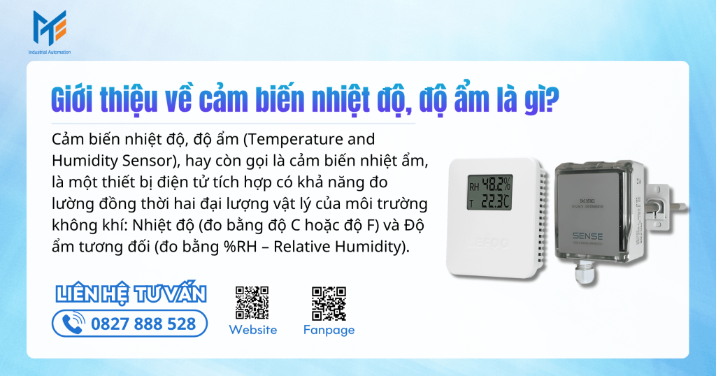 Giới thiệu về cảm biến nhiệt độ, độ ẩm là gì?