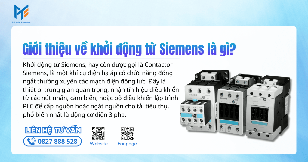 Giới thiệu về khởi động từ Siemens là gì?